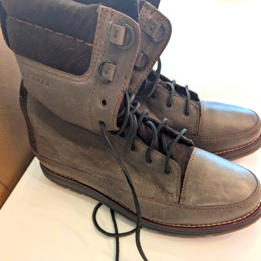 Cole Haan Brown Zerogrand Winter Boots